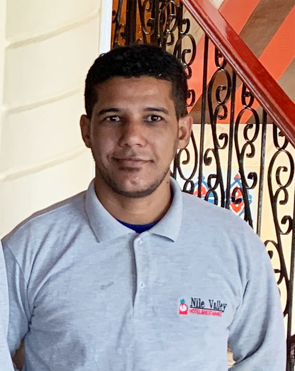 Manager Housekeeping: Ahmed Sabet